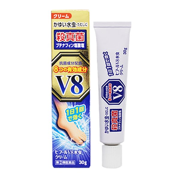 ヒフールV8水虫クリーム｜万協製薬株式会社